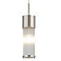 Tai - Single Light Pendant Ceiling Light with Glass Rods - Polished Nickel