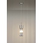 Tai - Single Light Pendant Ceiling Light with Glass Rods - Polished Nickel