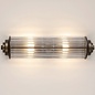 Tai - Two Light Wall Light with Glass Rods - Bronze