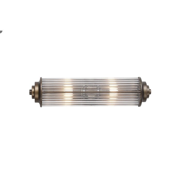 Tai - Two Light Wall Light with Glass Rods - Bronze