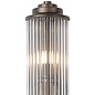 Tai - Two Light Wall Light with Glass Rods - Bronze