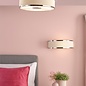 Alva  - Wall Light - Polished Chrome and Ivory Micropleat