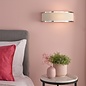Alva  - Wall Light - Polished Chrome and Ivory Micropleat