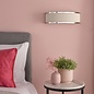 Alva  - Wall Light - Polished Chrome and Ivory Micropleat