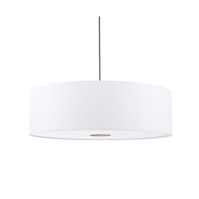 Isola - Easy Fit Pendant Shade - Ivory and Bronze - 60cm