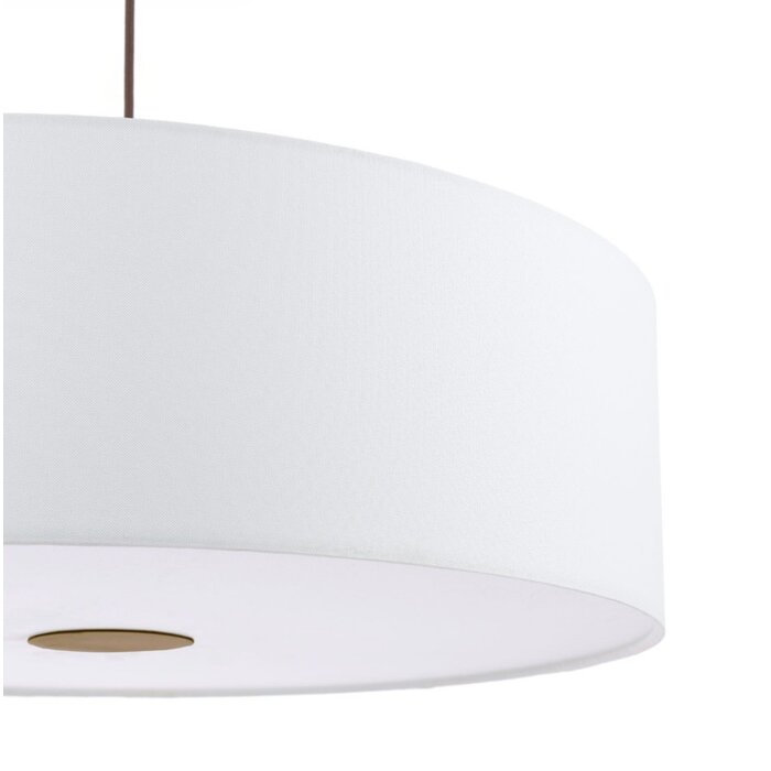 Isola - Easy Fit Pendant Shade - Ivory and Bronze - 60cm