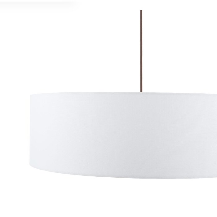 Isola - Easy Fit Pendant Shade - Ivory and Bronze - 60cm