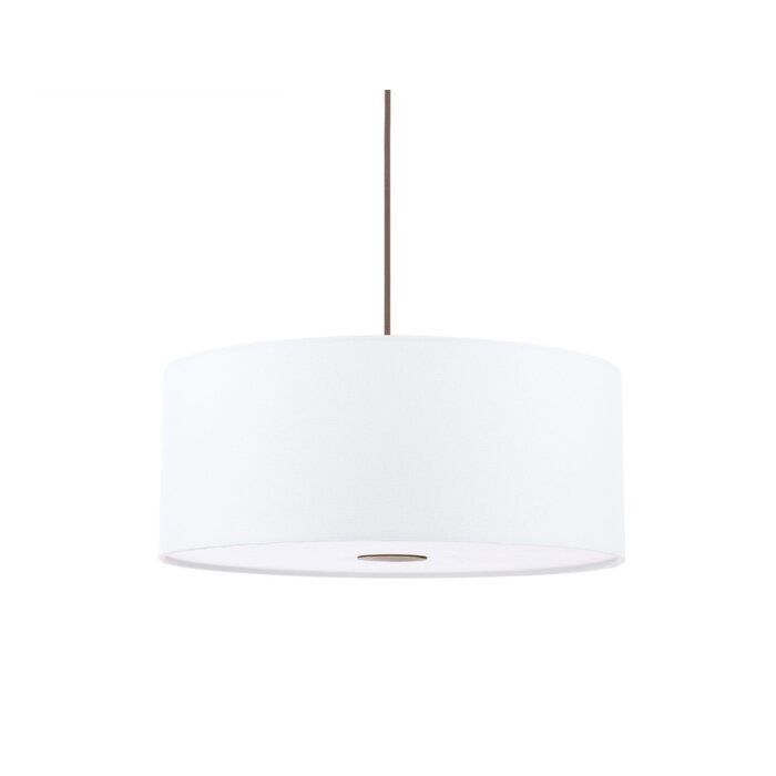 Isola - Easy Fit Pendant Shade - Ivory and Bronze - 40cm