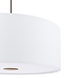 Isola - Easy Fit Pendant Shade - Ivory and Bronze - 40cm