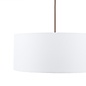 Isola - Easy Fit Pendant Shade - Ivory and Bronze - 40cm