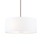 Isola - Easy Fit Pendant Shade - Ivory and Bronze - 40cm