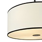 Gemima - 3 Light Pendant - White and Black with Shade