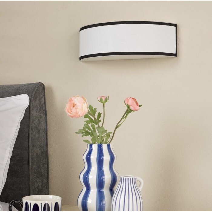 Gemima - Wall Light - White and White Frosted Acrylic with Shade