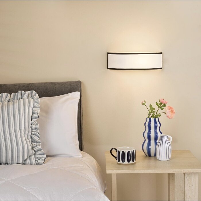 Gemima - Wall Light - White and White Frosted Acrylic with Shade