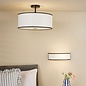 Gemima - Easy Fit Pendant with Shade - White and White Frosted Acrylic - 45cm