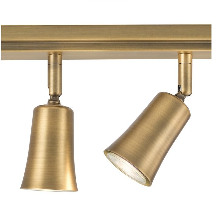 Jedda - 4 Light Bar Kitchen Spotlight - Aged Brass