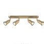 Jedda - 4 Light Bar Kitchen Spotlight - Aged Brass