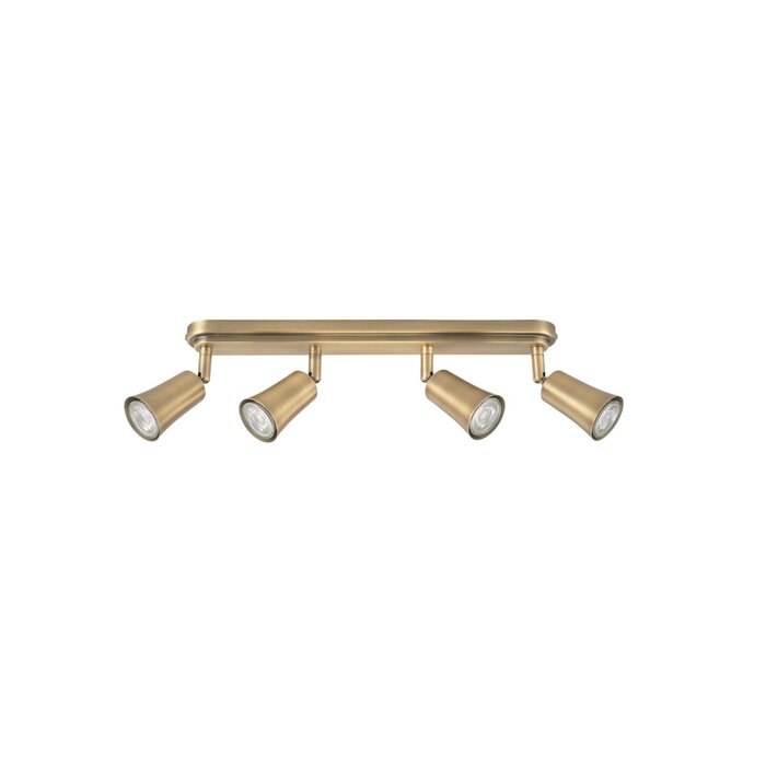 Jedda - 4 Light Bar Kitchen Spotlight - Aged Brass