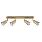 Jedda - 4 Light Bar Kitchen Spotlight - Aged Brass