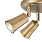 Jedda - 3 Light Single Kitchen Spotlight - Aged Brass
