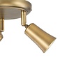 Jedda - 3 Light Single Kitchen Spotlight - Aged Brass