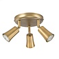 Jedda - 3 Light Single Kitchen Spotlight - Aged Brass