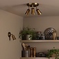 Jedda - 3 Light Single Kitchen Spotlight - Aged Brass
