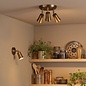 Jedda - 3 Light Single Kitchen Spotlight - Aged Brass