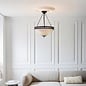Fargo - 3 Light Large Inverted Tiffany Ceiling Light Pendant