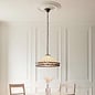 Fargo - 3 Light Tiffany Ceiling Light Pendant