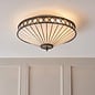 Fargo - 2 Light Tiffany Flush Ceiling Light