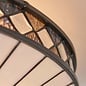 Fargo - 2 Light Tiffany Flush Ceiling Light