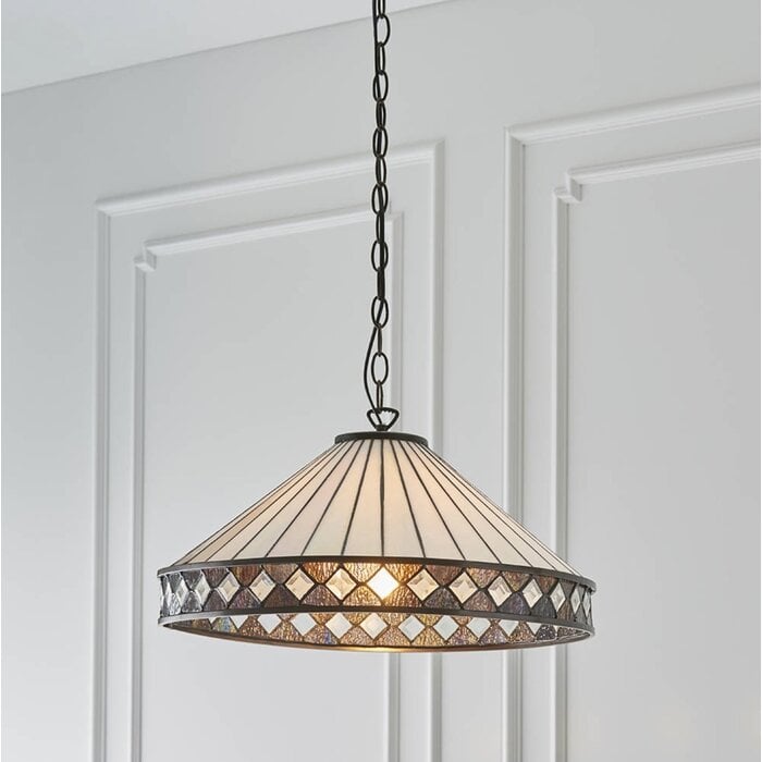 Fargo - Large Tiffany Ceiling Light Pendant