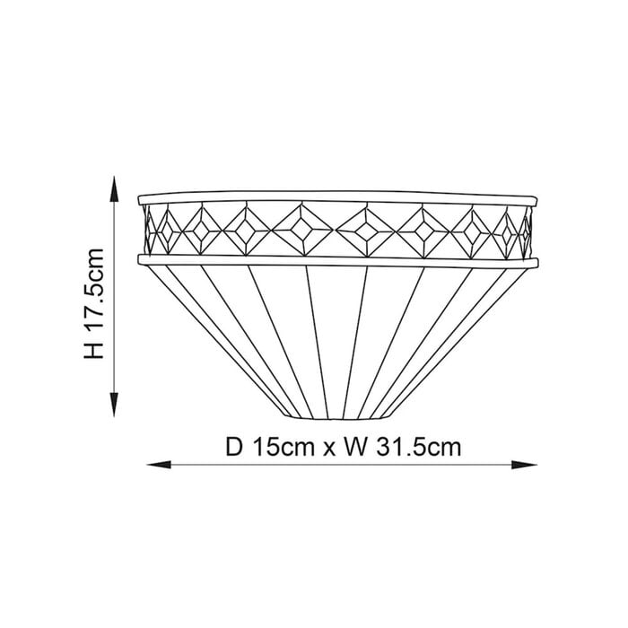 Fargo - Tiffany Wall Light