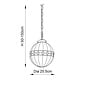 Fargo - Small Tiffany Globe Pendant