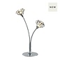 Single Crystal Table Lamp,- Polished Chrome