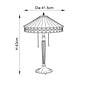 Fargo - Medium Tiffany Table Lamp