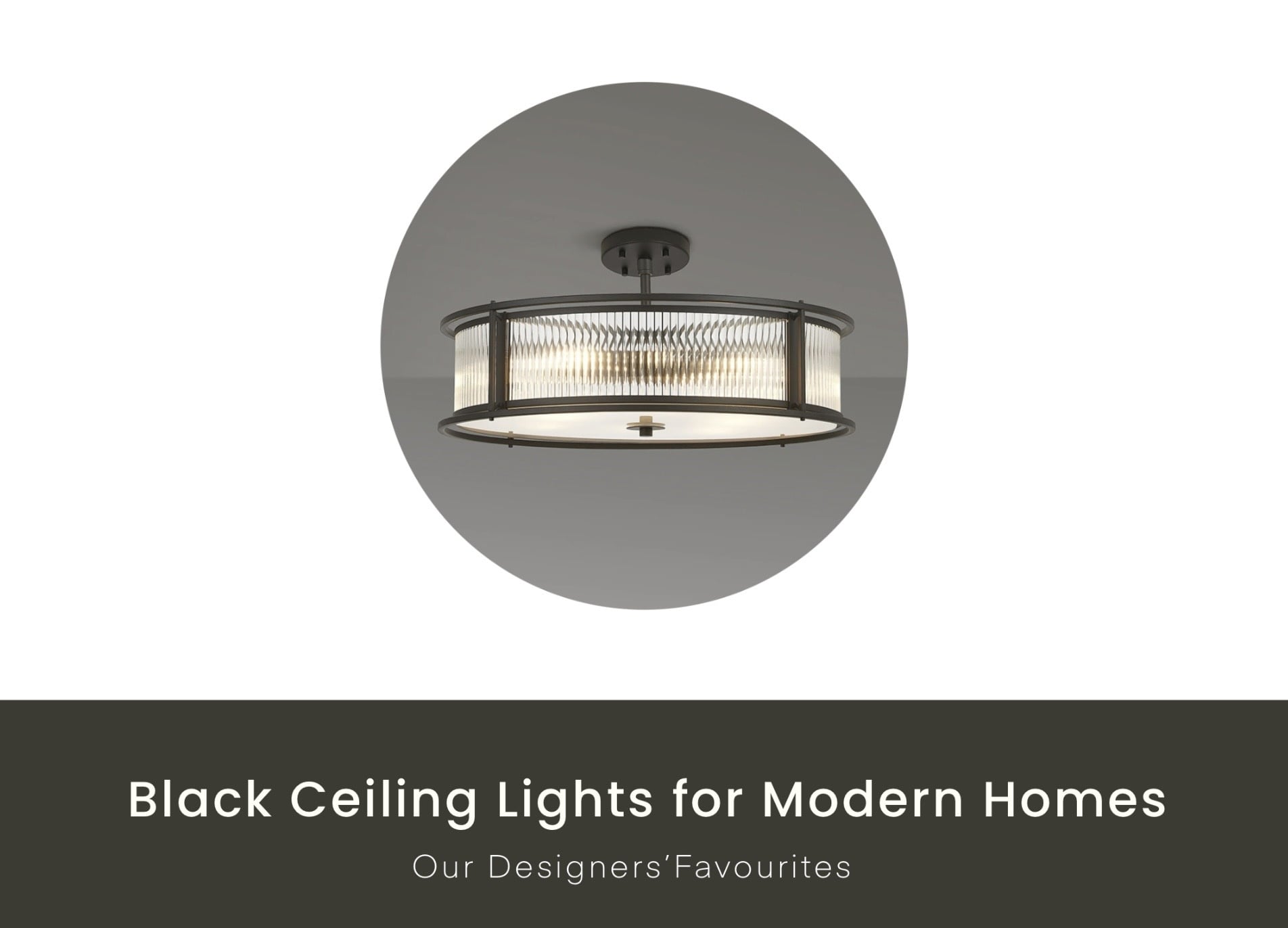 Black Ceiling Lights for Modern Homes