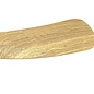 Sallis - Ceiling Fan with Adjustable LED Light - White and Wood Effect