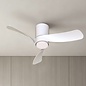 Sallis - Ceiling Fan with Adjustable LED Light - White