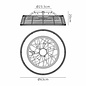 Bermuda - LED Dimmable Ceiling Light with Built-In Fan - Beige Rattan