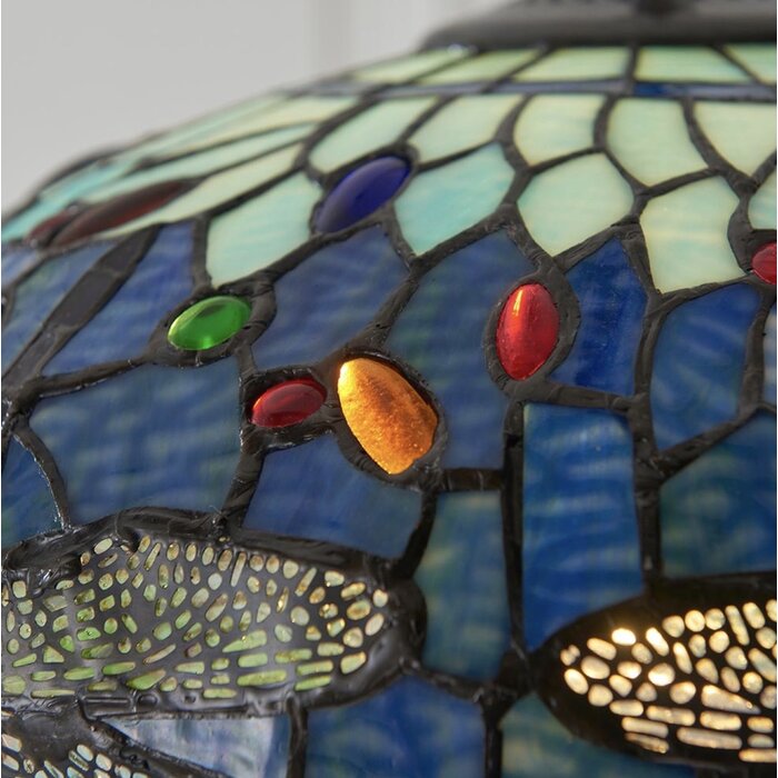 Dragonfly Blue - Tiffany Medium Pendant Ceiling Light