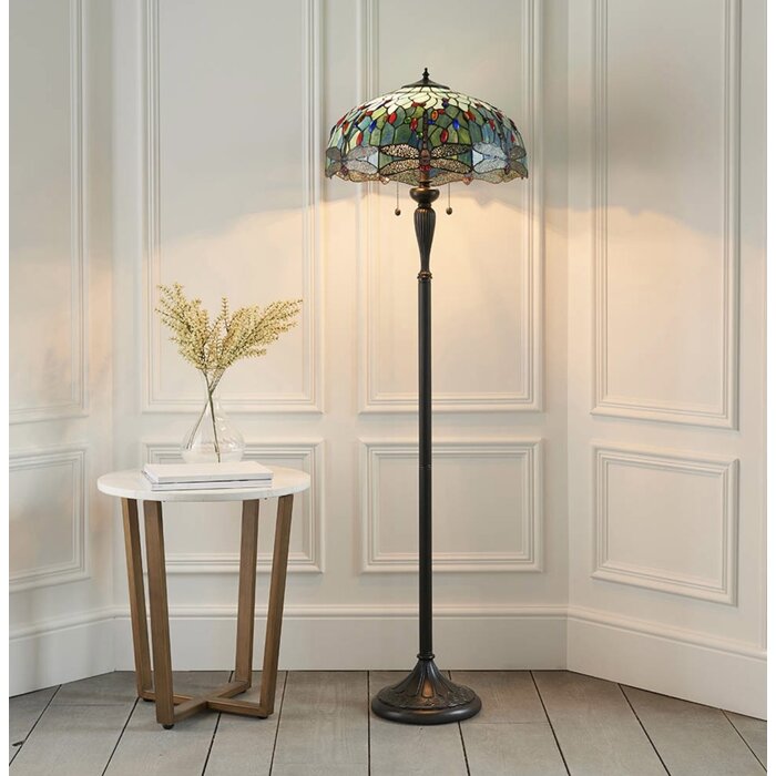 Dragonfly Blue - Tiffany Floor Lamp