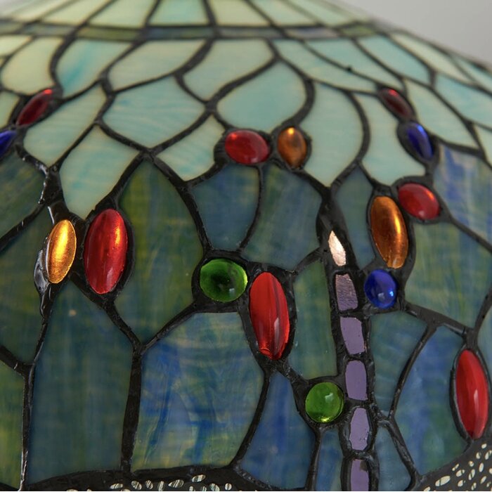 Dragonfly Blue - Tiffany Floor Lamp