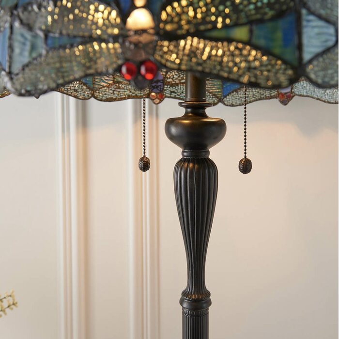 Dragonfly Blue - Tiffany Floor Lamp