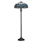 Dragonfly Blue - Tiffany Floor Lamp