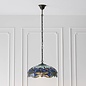 Dragonfly Blue - Tiffany Medium 3 Light Pendant Ceiling Light
