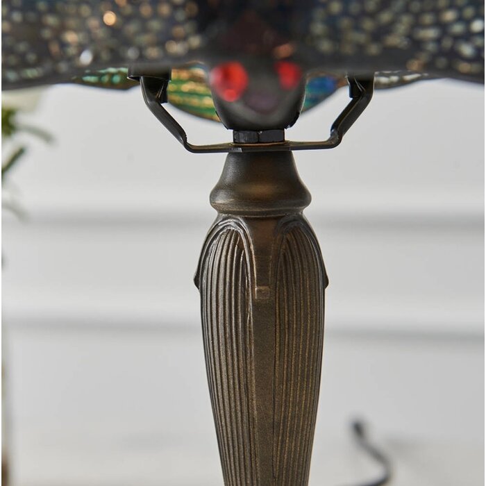 Dragonfly Blue - Tiffany Mini Table Lamp