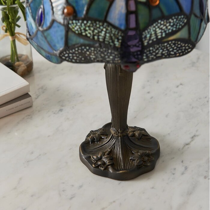 Dragonfly Blue - Tiffany Mini Table Lamp