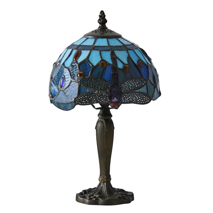 Dragonfly Blue - Tiffany Mini Table Lamp